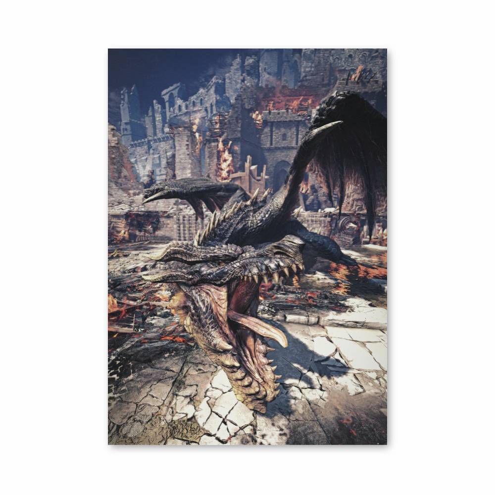 Poster Dragon Ravageur – affiche Monster Hunter
