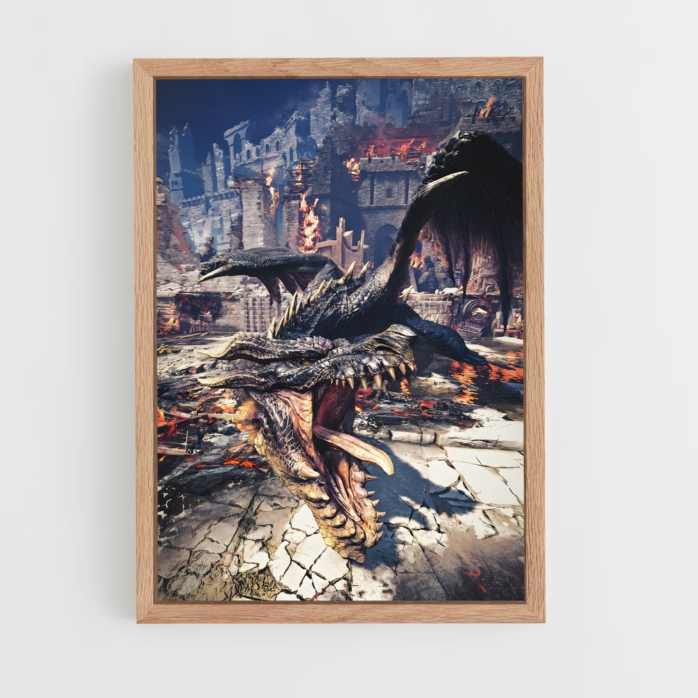 Poster Dragon Ravageur – affiche Monster Hunter (vue 4)