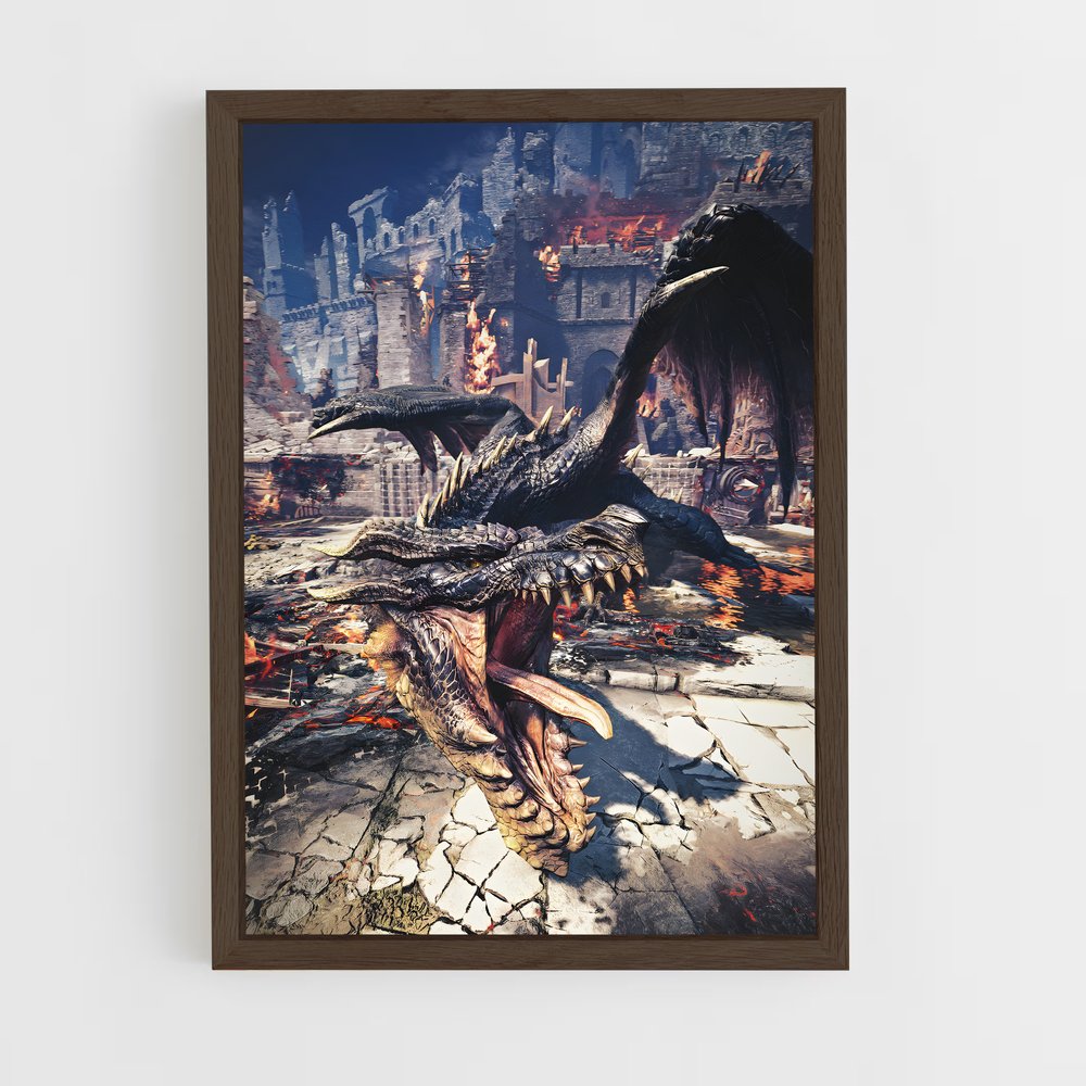 Poster Dragon Ravageur – affiche Monster Hunter (vue 5)