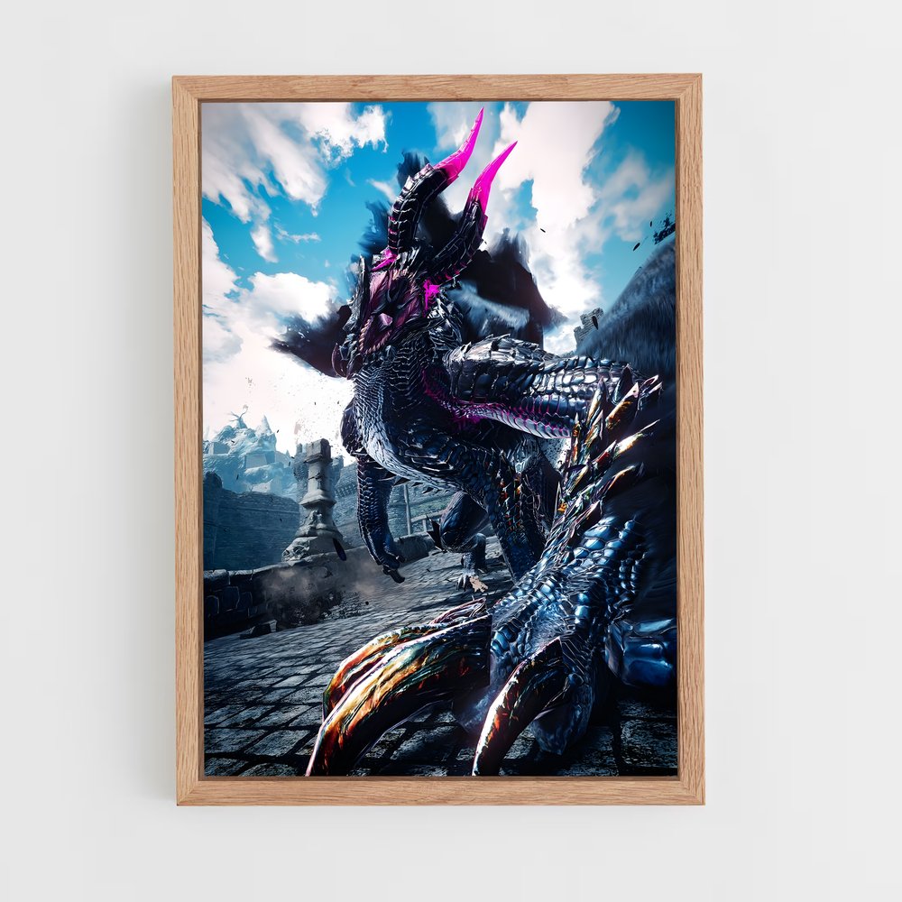 Poster Dragon Épique – affiche Monster Hunter (vue 4)