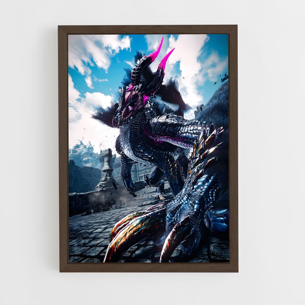 Poster Dragon Épique – affiche Monster Hunter (vue 5)