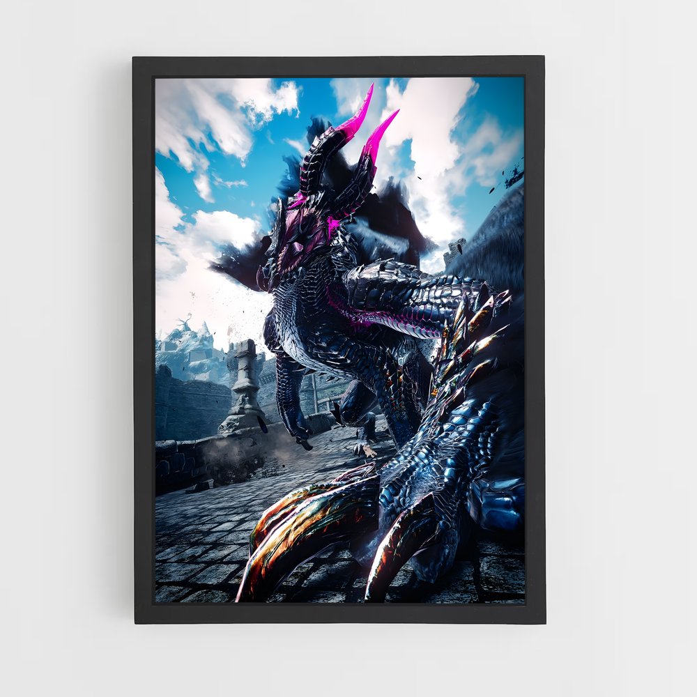 Poster Dragon Épique – affiche Monster Hunter (vue 2)