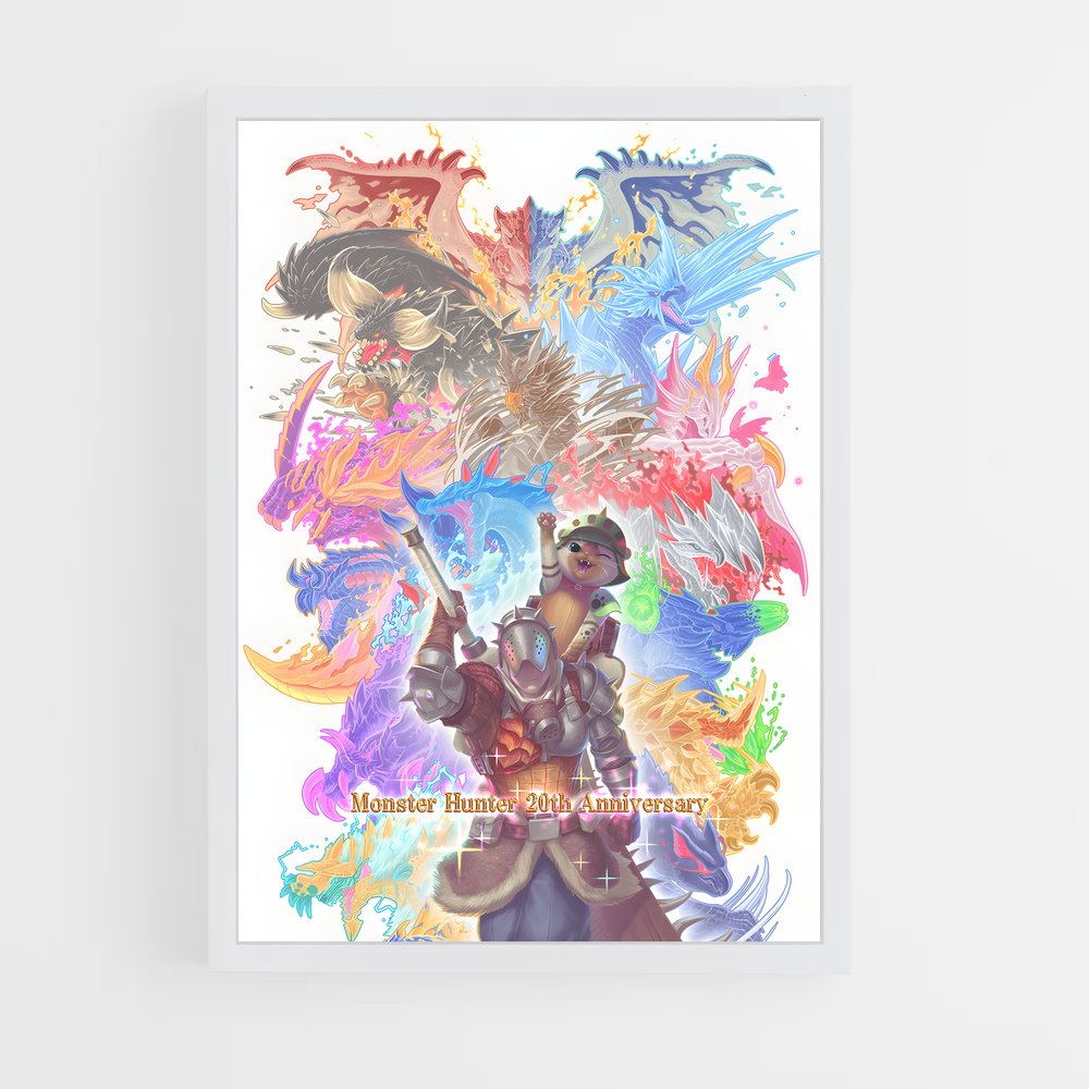 Poster Chasseur Légendaire – affiche Monster Hunter (vue 3)