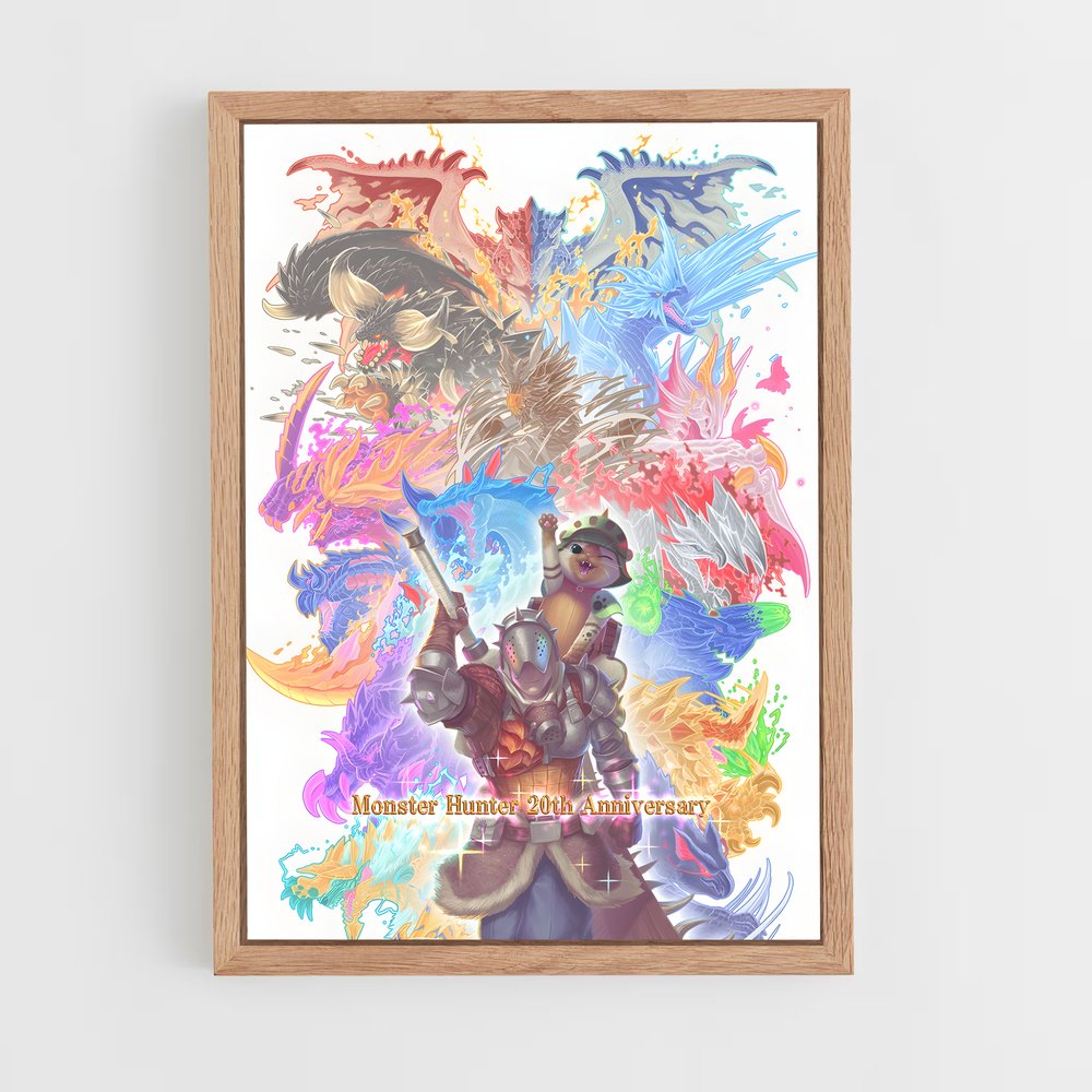 Poster Chasseur Légendaire – affiche Monster Hunter (vue 4)