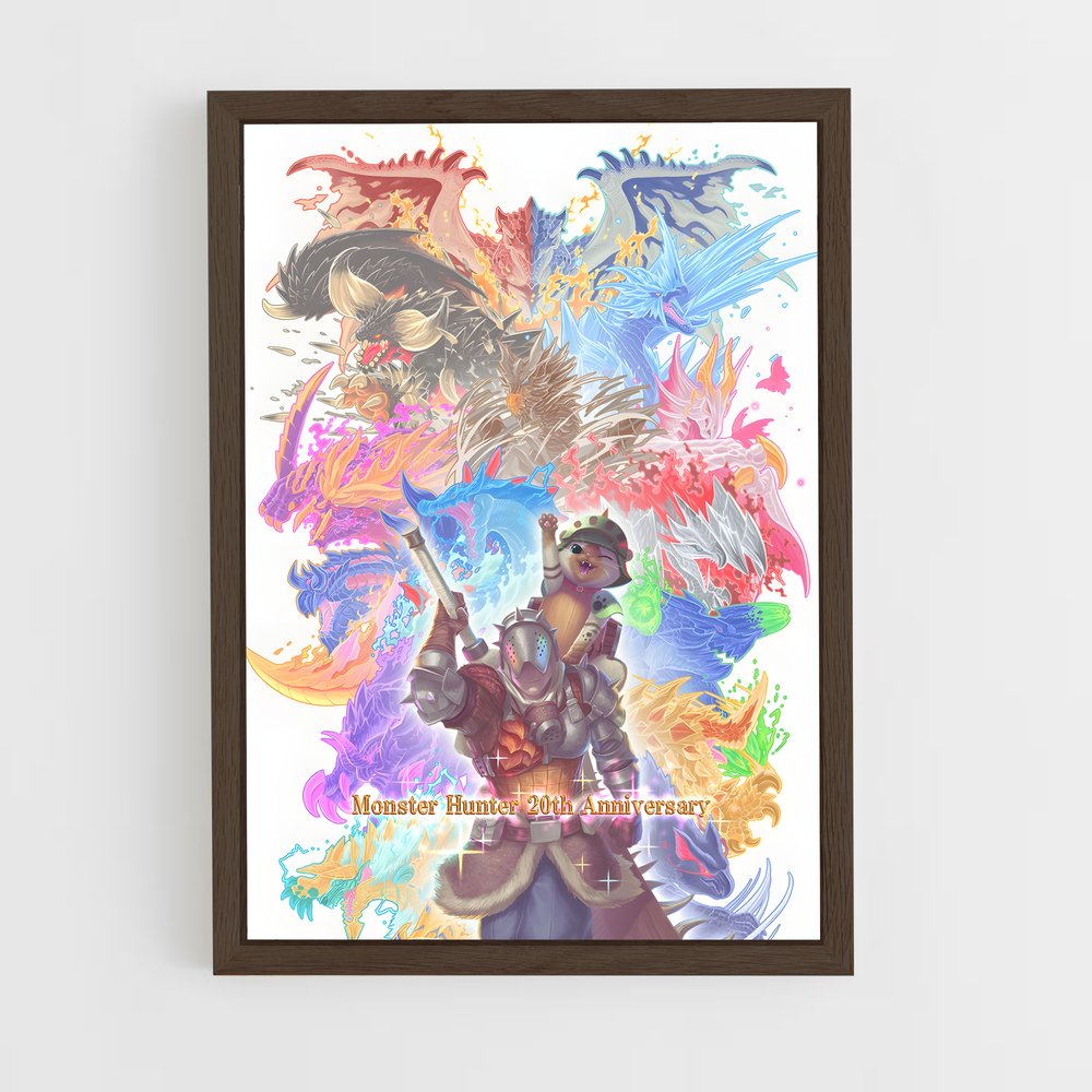 Poster Chasseur Légendaire – affiche Monster Hunter (vue 5)