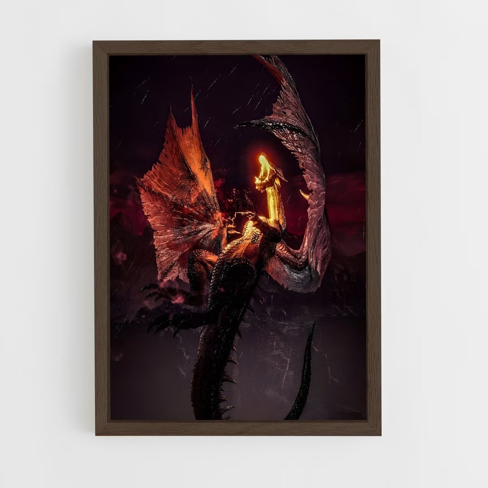 Poster Dragon Infernal – affiche Monster Hunter (vue 5)