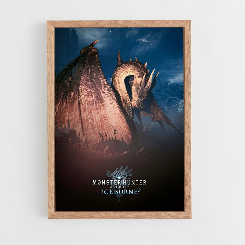 Poster Dragon Glacial – affiche Monster Hunter (vue 4)