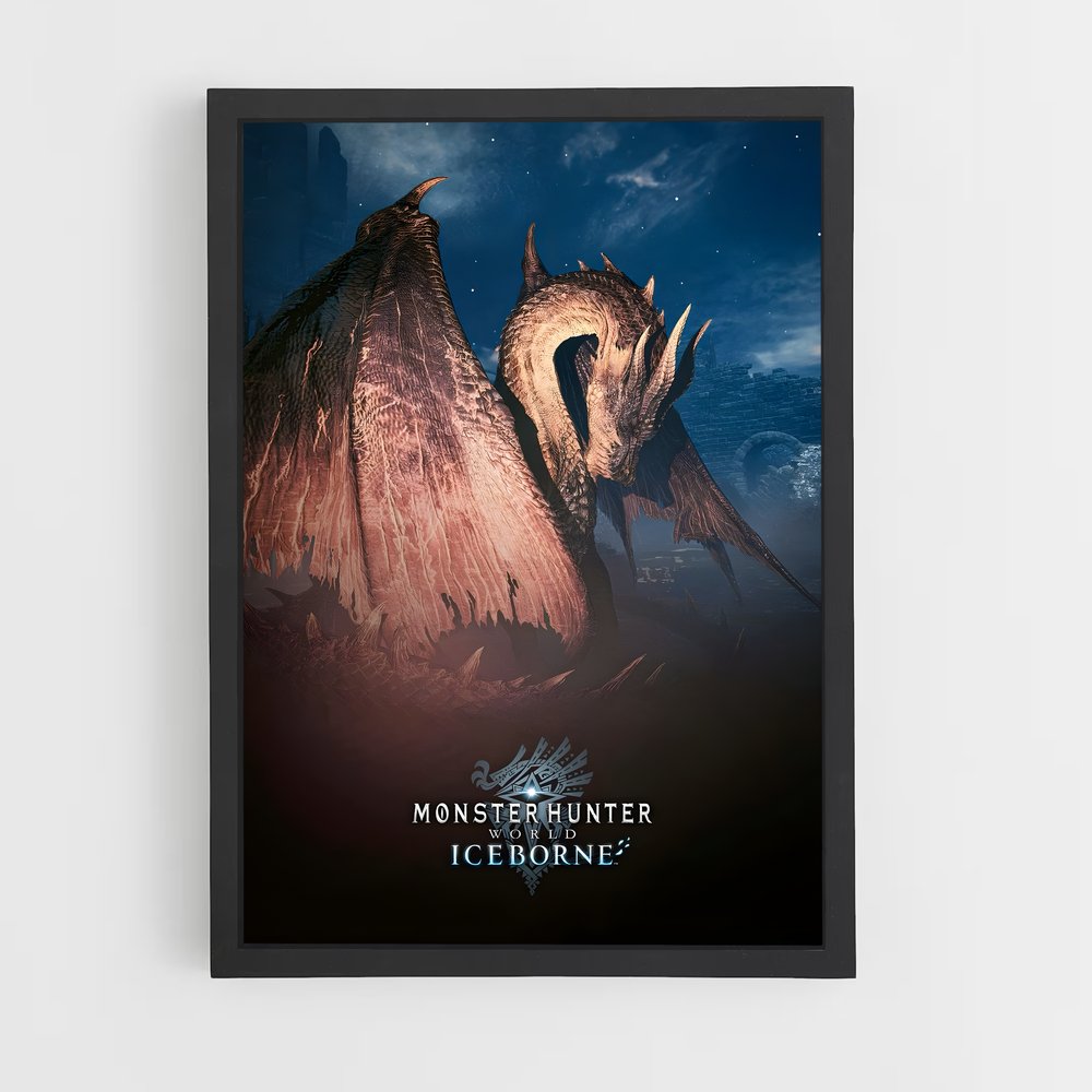 Poster Dragon Glacial – affiche Monster Hunter (vue 2)