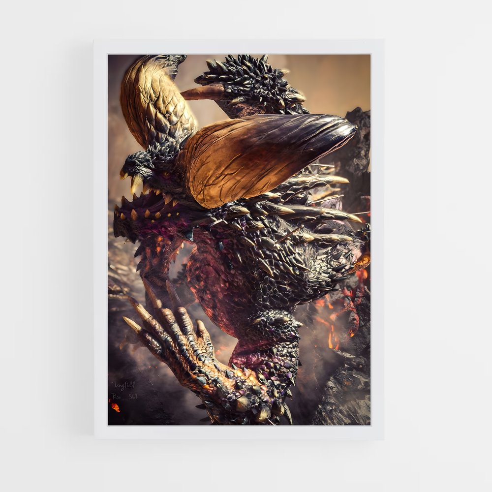 Poster Dragon Colossal – affiche Monster Hunter (vue 3)