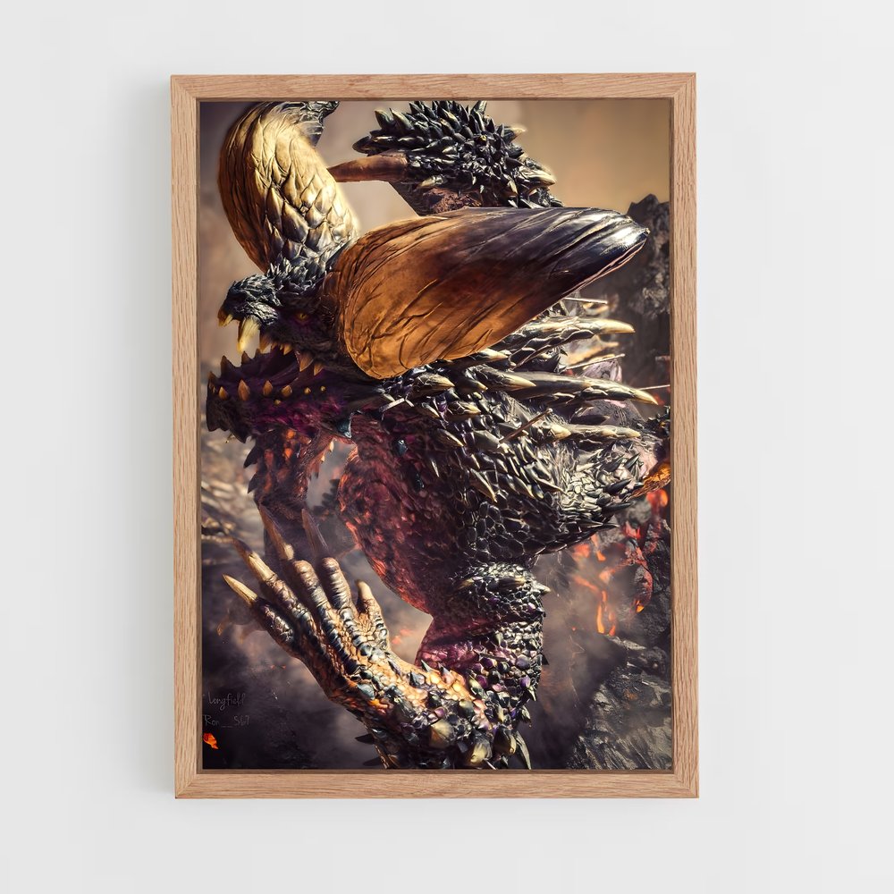 Poster Dragon Colossal – affiche Monster Hunter (vue 4)