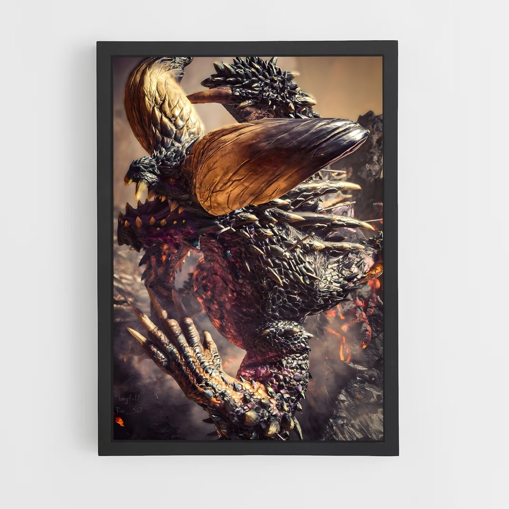 Poster Dragon Colossal – affiche Monster Hunter (vue 2)