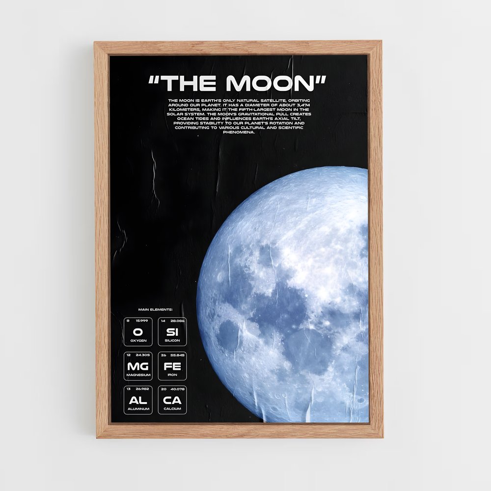 Poster La Lune Cosmique (vue 4)