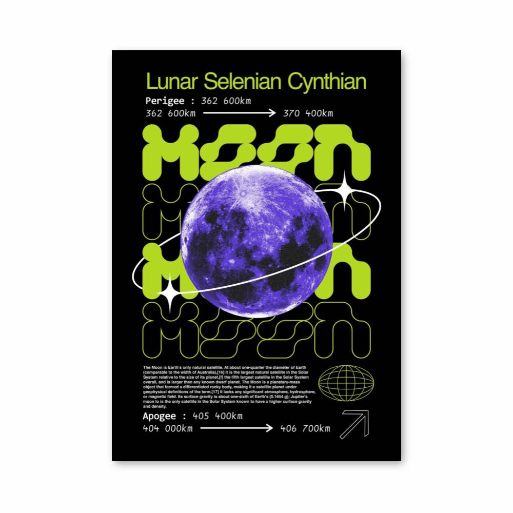 Poster Lunar Selenian