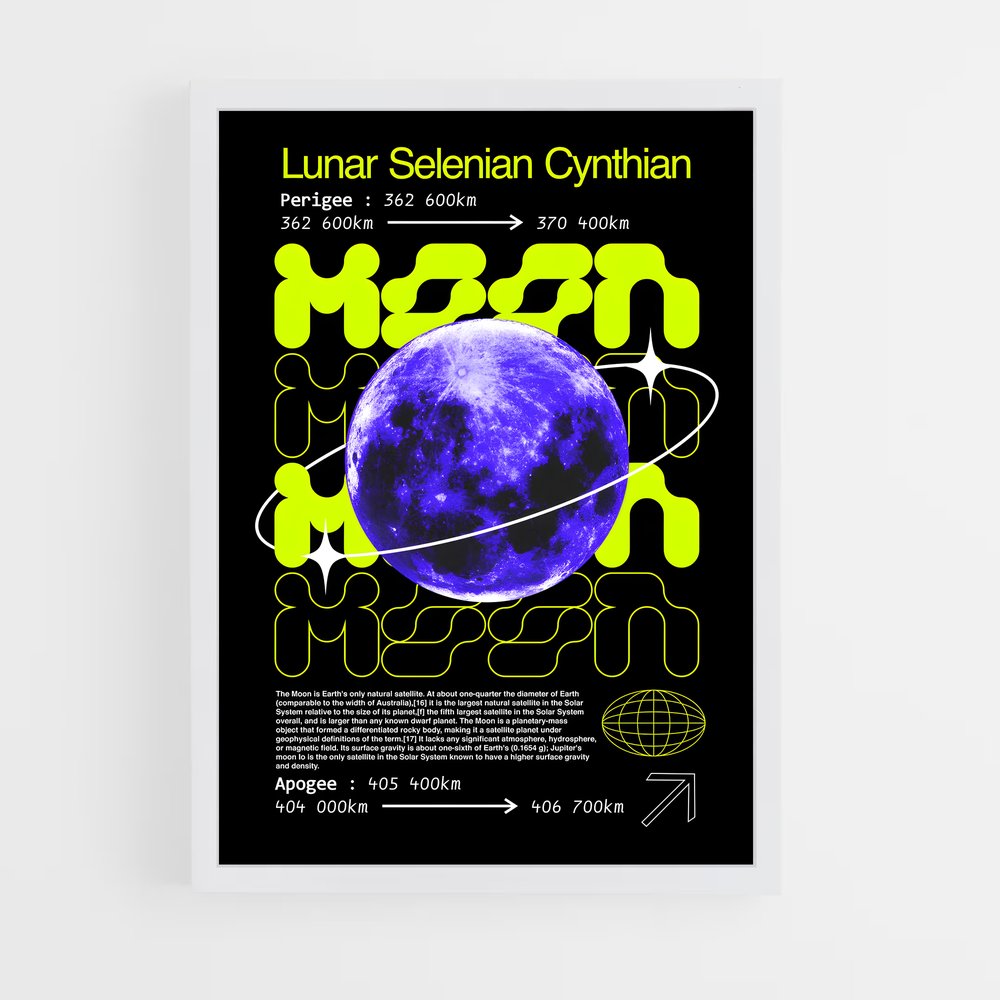 Poster Lunar Selenian (vue 3)