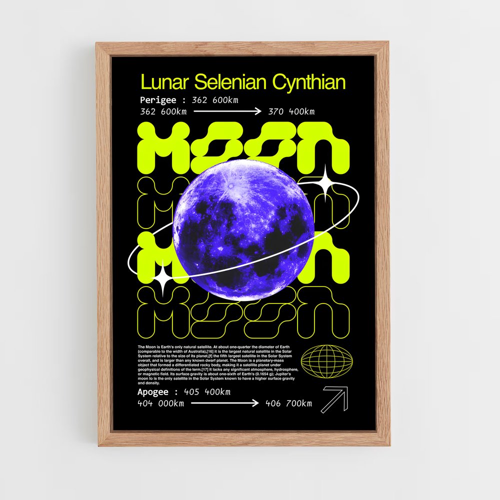 Poster Lunar Selenian (vue 4)