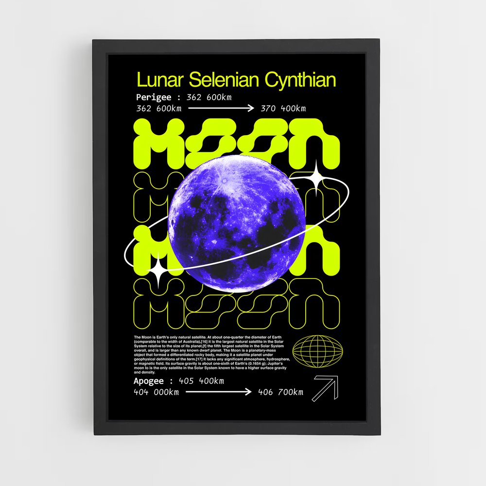 Poster Lunar Selenian (vue 2)