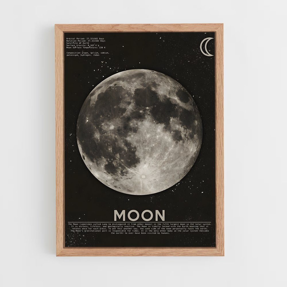Poster Lune Sombre (vue 4)