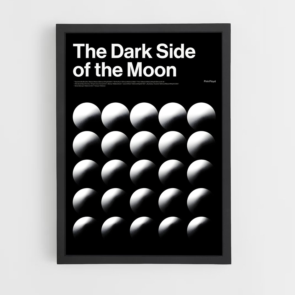 Poster Lunar Phases (vue 2)
