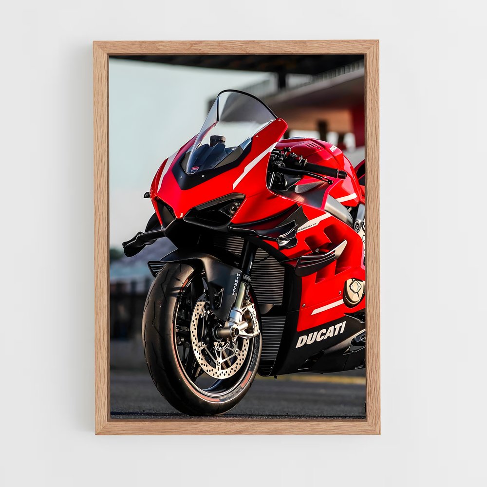 Poster Superleggera V4 – affiche Ducati (vue 4)