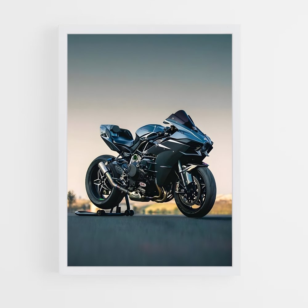 Poster Kawazaki Ninja H2 (vue 3)