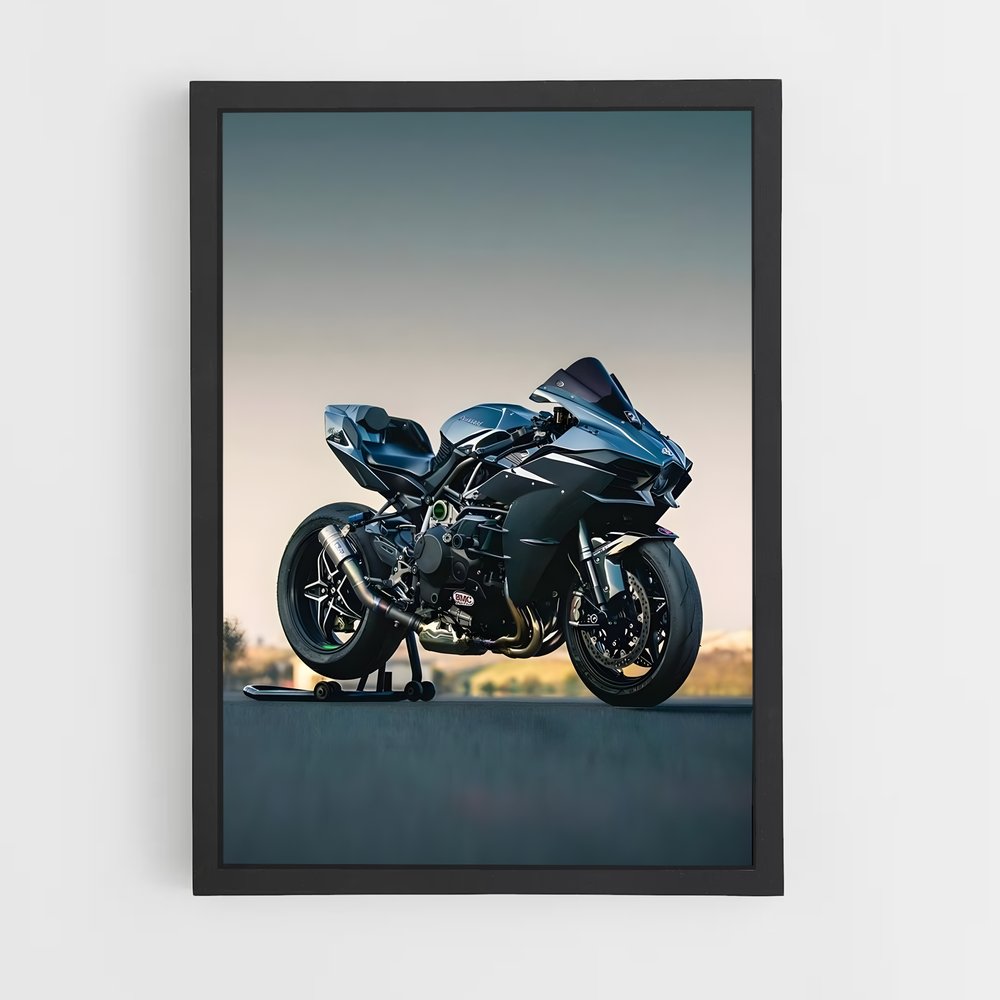 Poster Kawazaki Ninja H2 (vue 2)