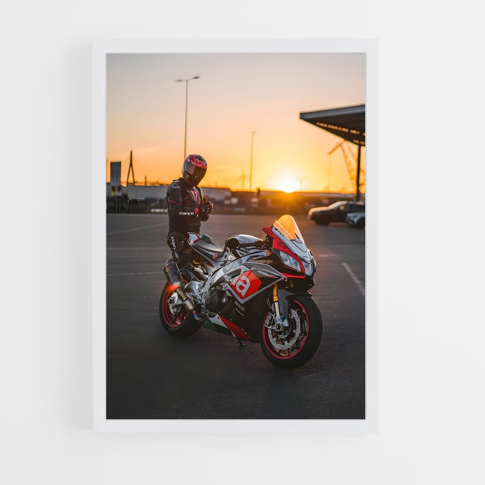 Poster Aprilia RSV4 RR (vue 3)