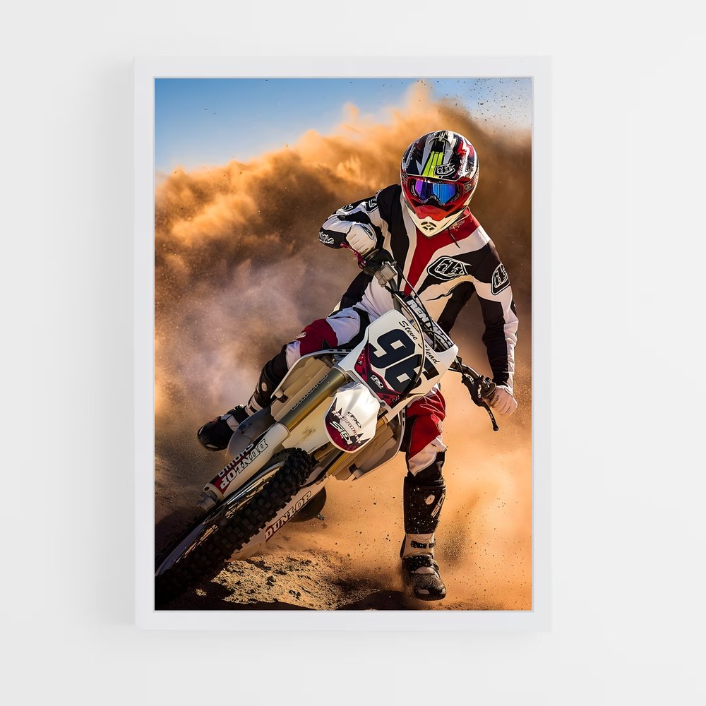 Poster Adrénaline Moto-Cross – affiche Moto Cross (vue 3)