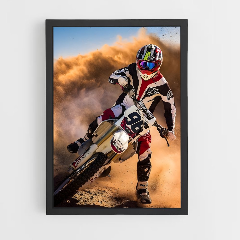 Poster Adrénaline Moto-Cross – affiche Moto Cross (vue 2)