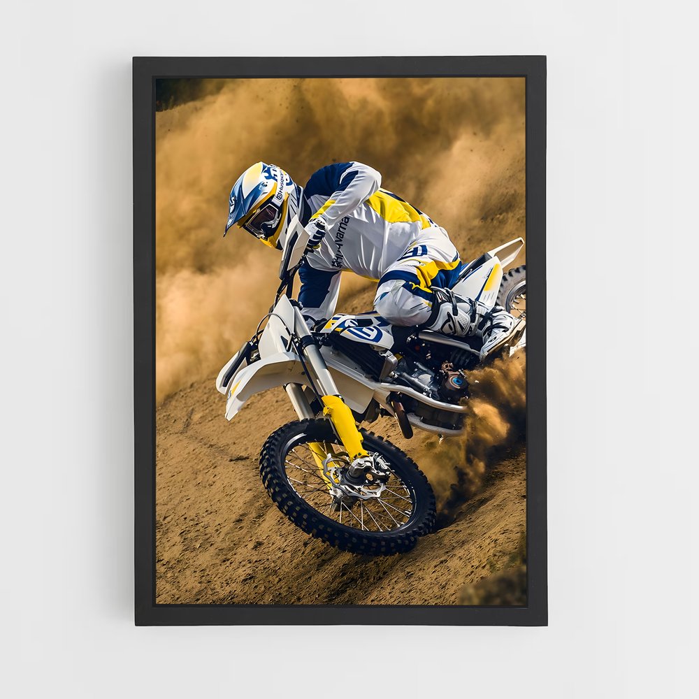 Poster Adrénaline Motocross – affiche Moto Cross (vue 2)
