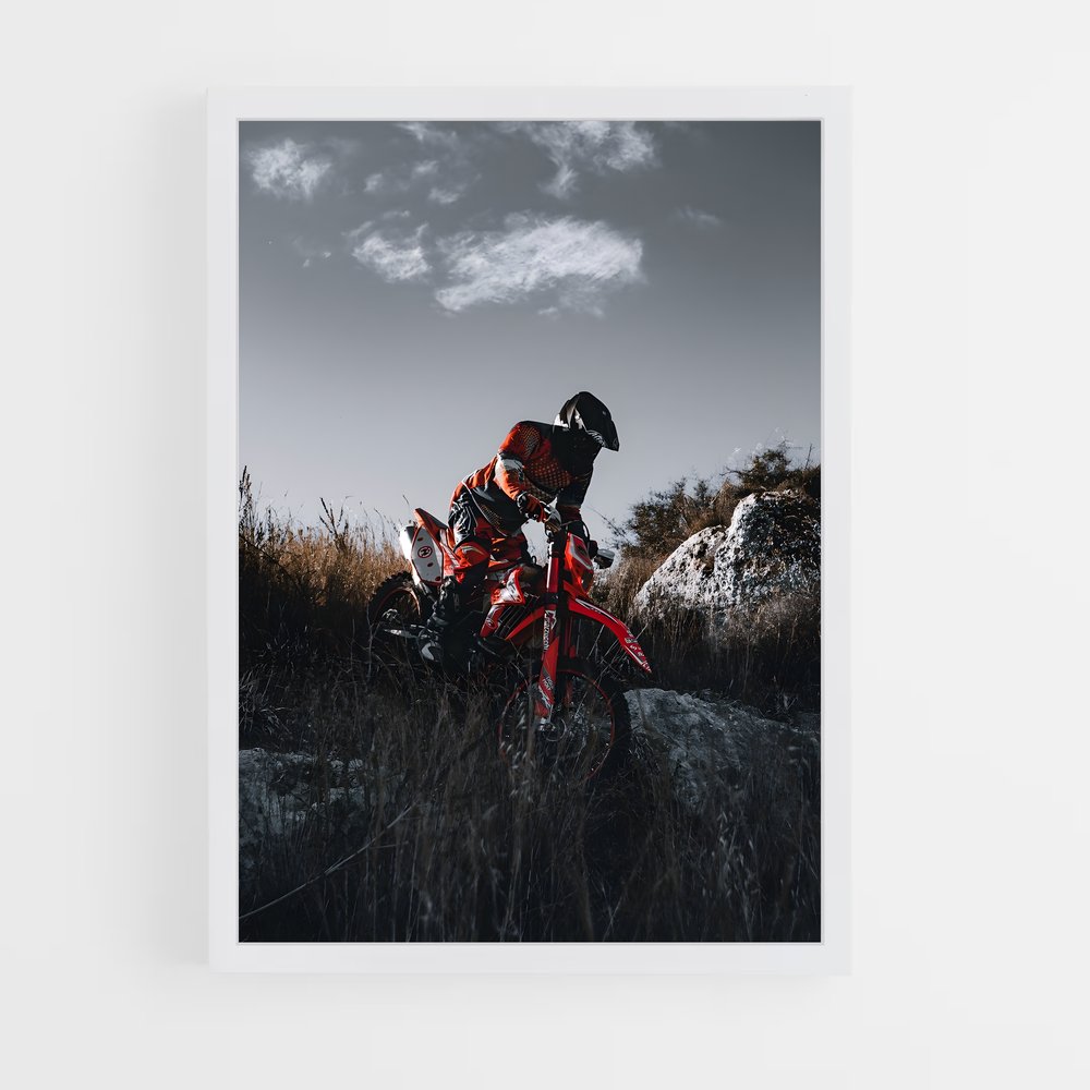 Poster Aventure Enduro – affiche Moto Cross (vue 3)