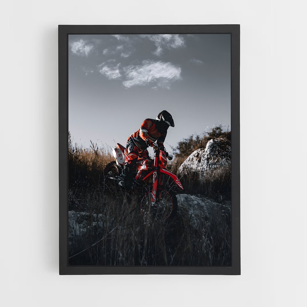 Poster Aventure Enduro – affiche Moto Cross (vue 2)