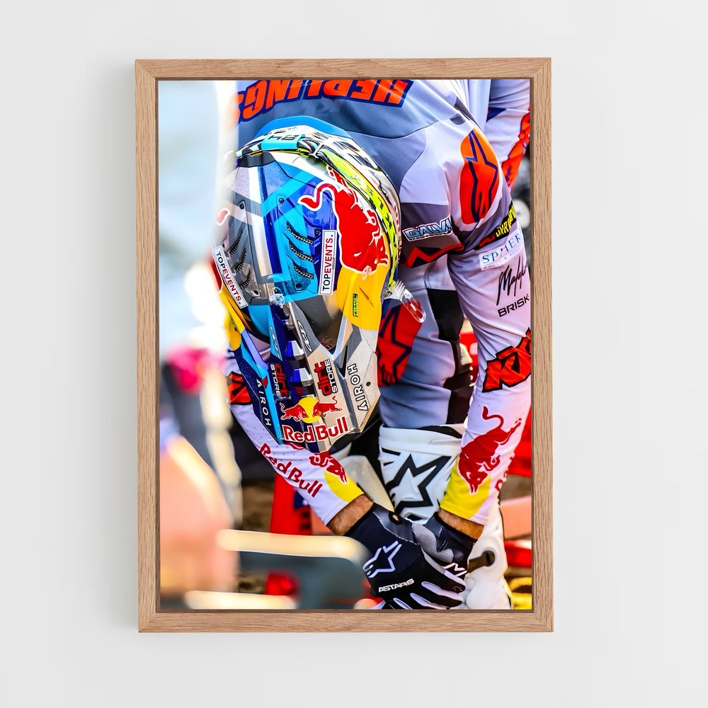 Poster Motocross Énergie – affiche Moto Cross (vue 4)