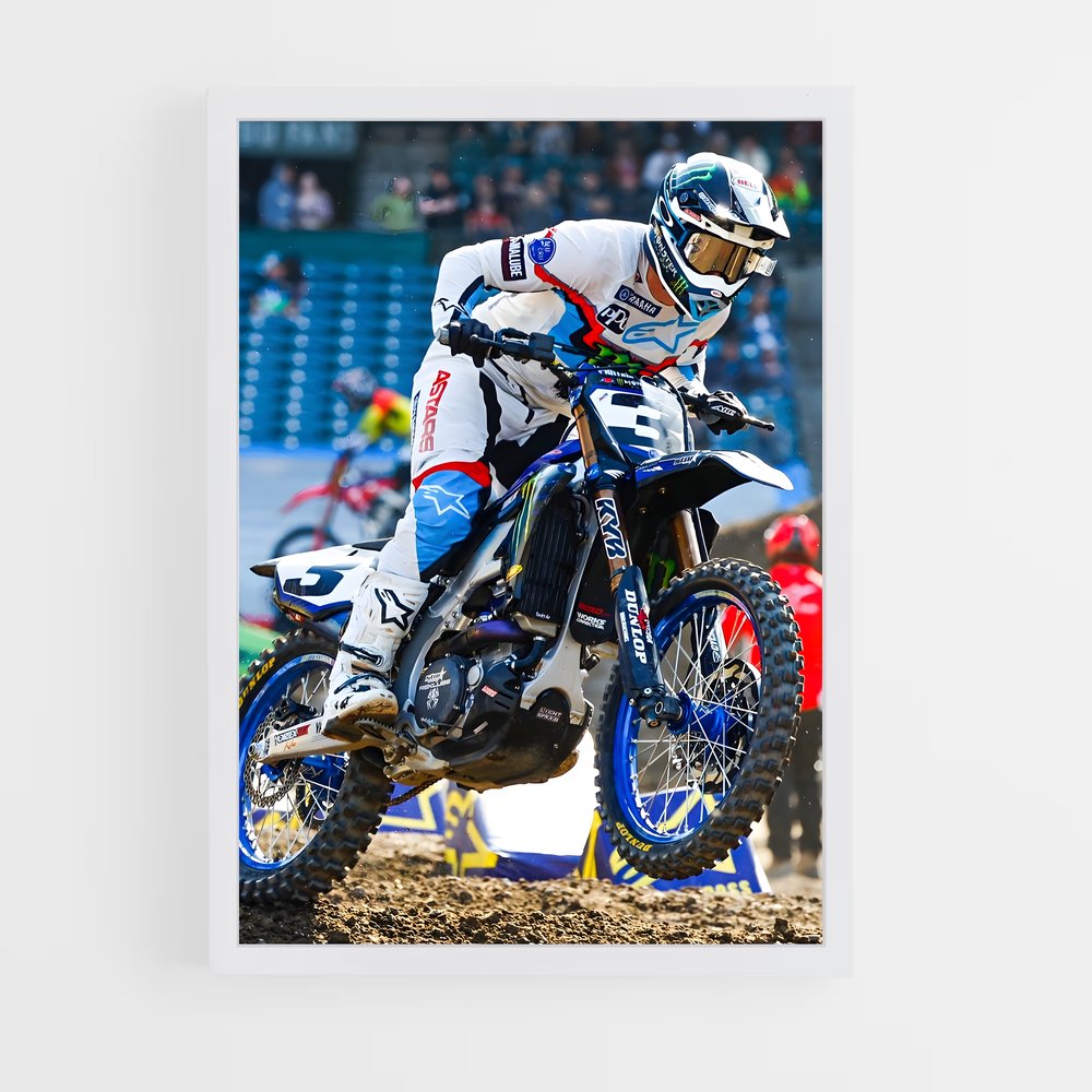 Poster Vitesse Motocross – affiche Moto Cross (vue 3)