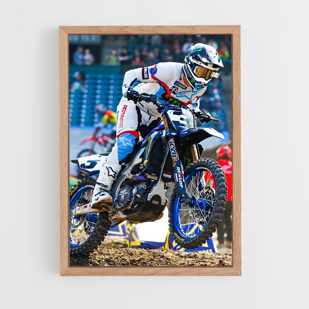 Poster Vitesse Motocross – affiche Moto Cross (vue 4)