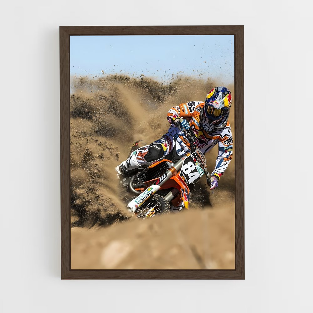 Poster Vitesse Off-Road – affiche Moto Cross (vue 5)