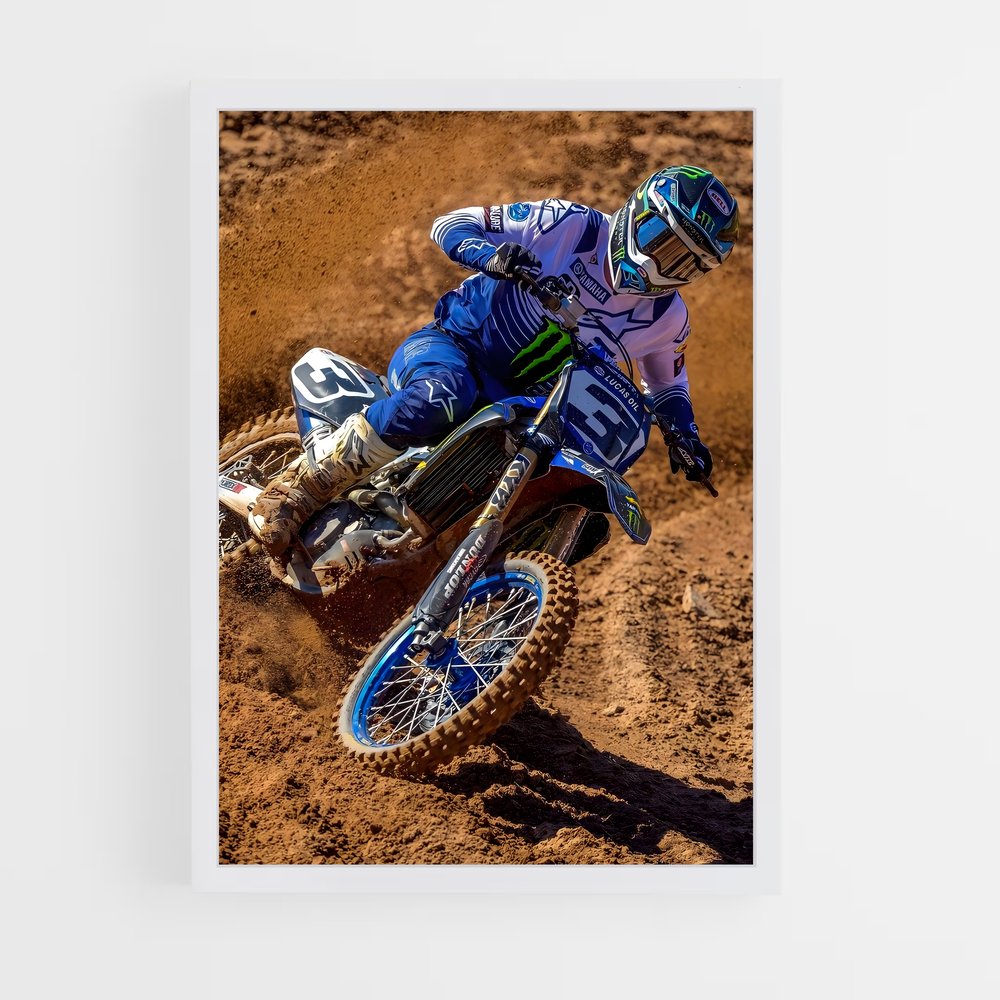 Poster L'Élan du Moto-Cross – affiche Moto Cross (vue 3)