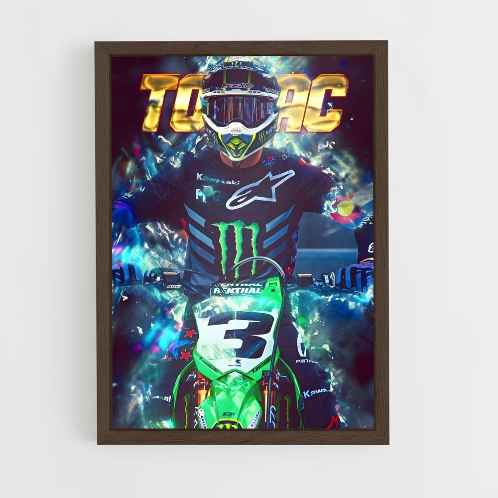 Poster Énergie Motocross – affiche Moto Cross (vue 5)
