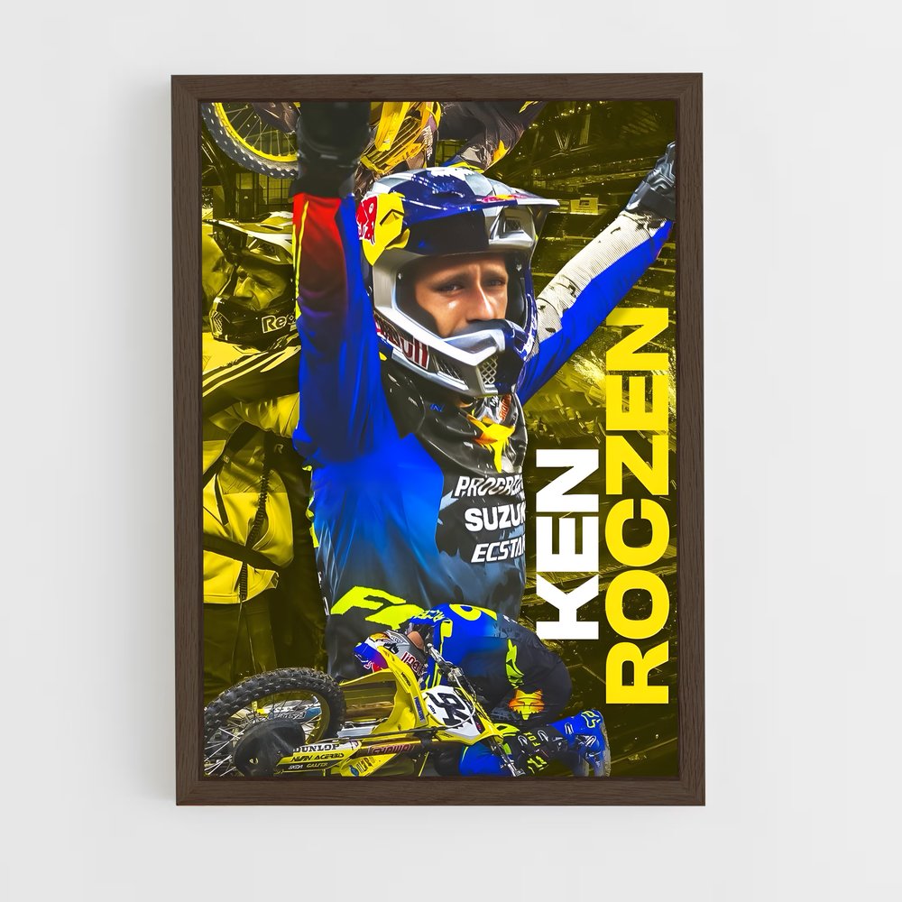 Poster Champion Motocross – affiche Moto Cross (vue 5)