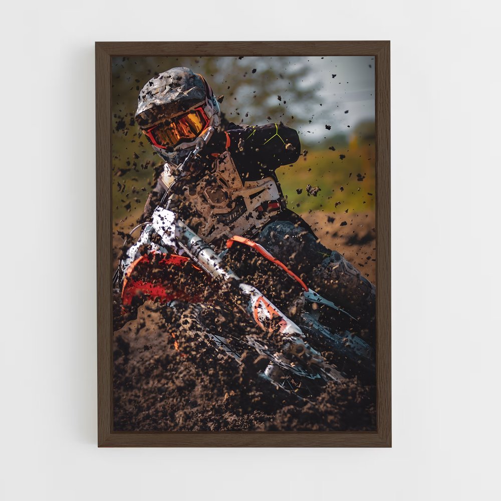 Poster Frénésie de Terre – affiche Moto Cross (vue 5)