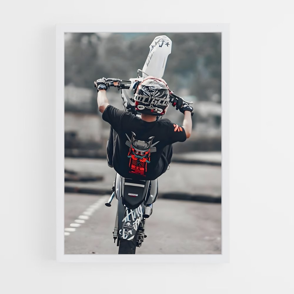 Poster Cascade Motocross – affiche Moto Cross (vue 3)
