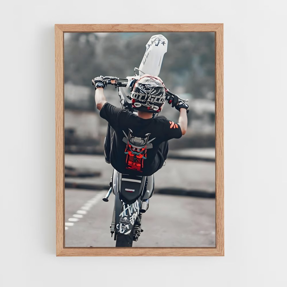 Poster Cascade Motocross – affiche Moto Cross (vue 4)