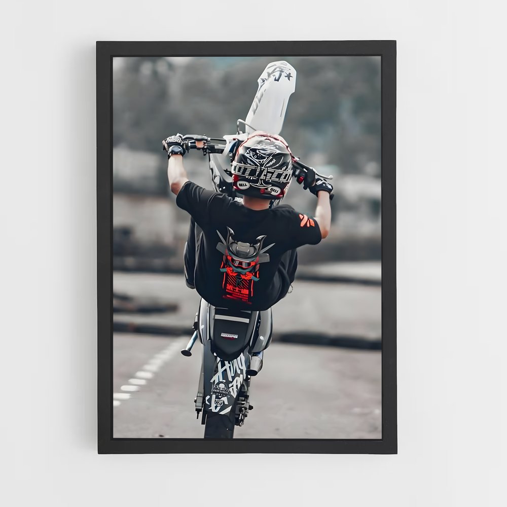 Poster Cascade Motocross – affiche Moto Cross (vue 2)