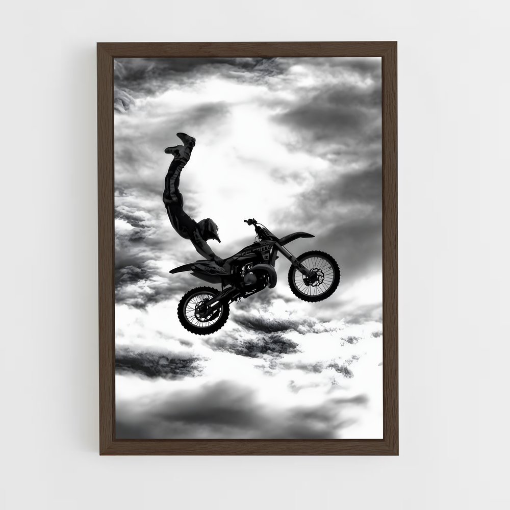 Poster Frisson Acrobatie – affiche Moto Cross (vue 5)