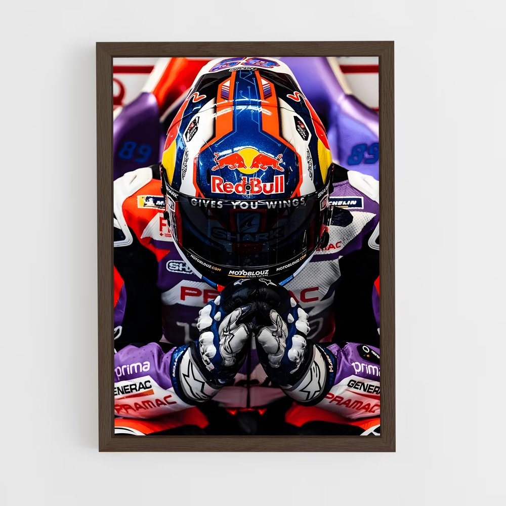 Poster Jorge Martin Prière – affiche Moto GP (vue 5)