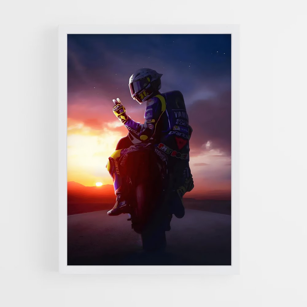 Poster Rossi Aesthetic – affiche Moto GP (vue 3)