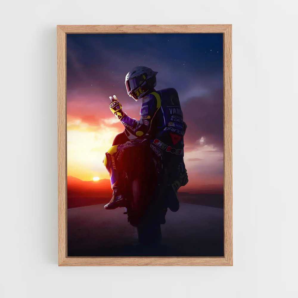Poster Rossi Aesthetic – affiche Moto GP (vue 4)