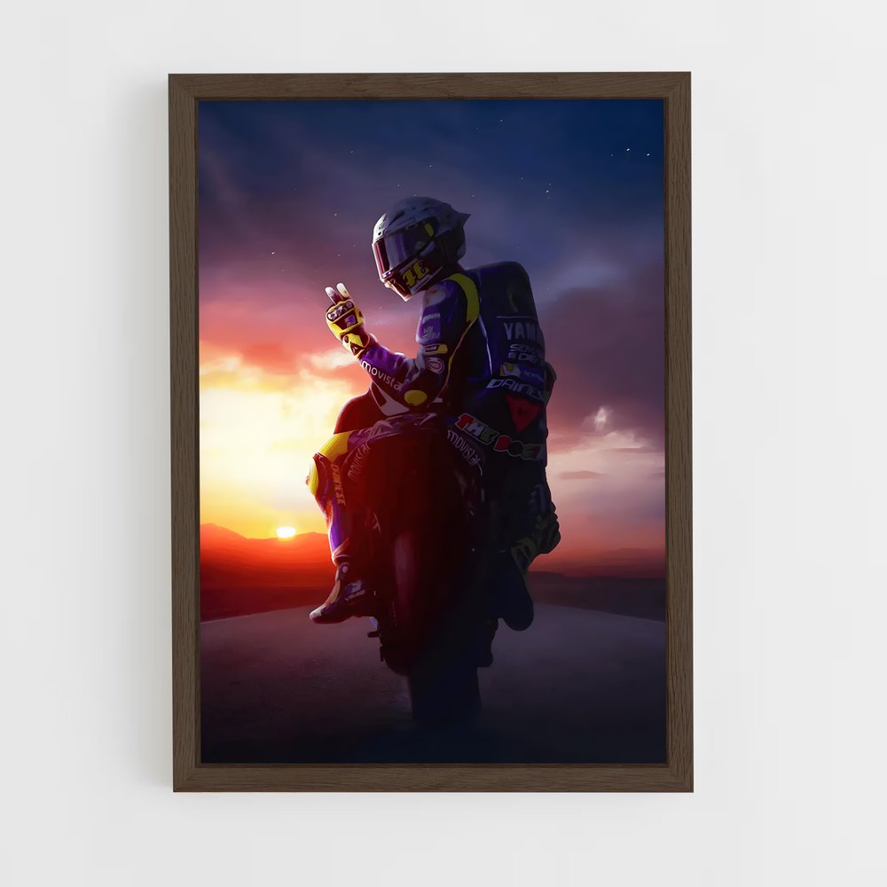 Poster Rossi Aesthetic – affiche Moto GP (vue 5)