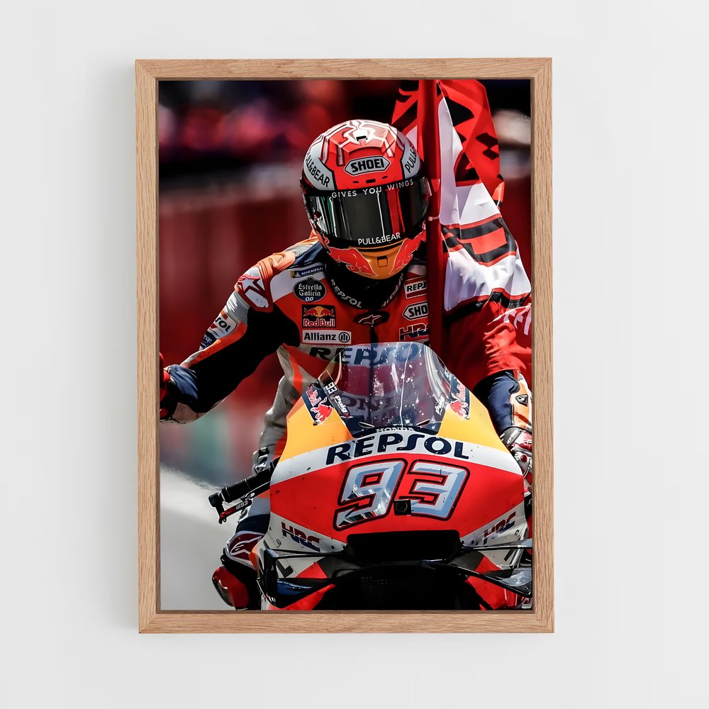Poster Marquez – affiche Moto GP (vue 4)