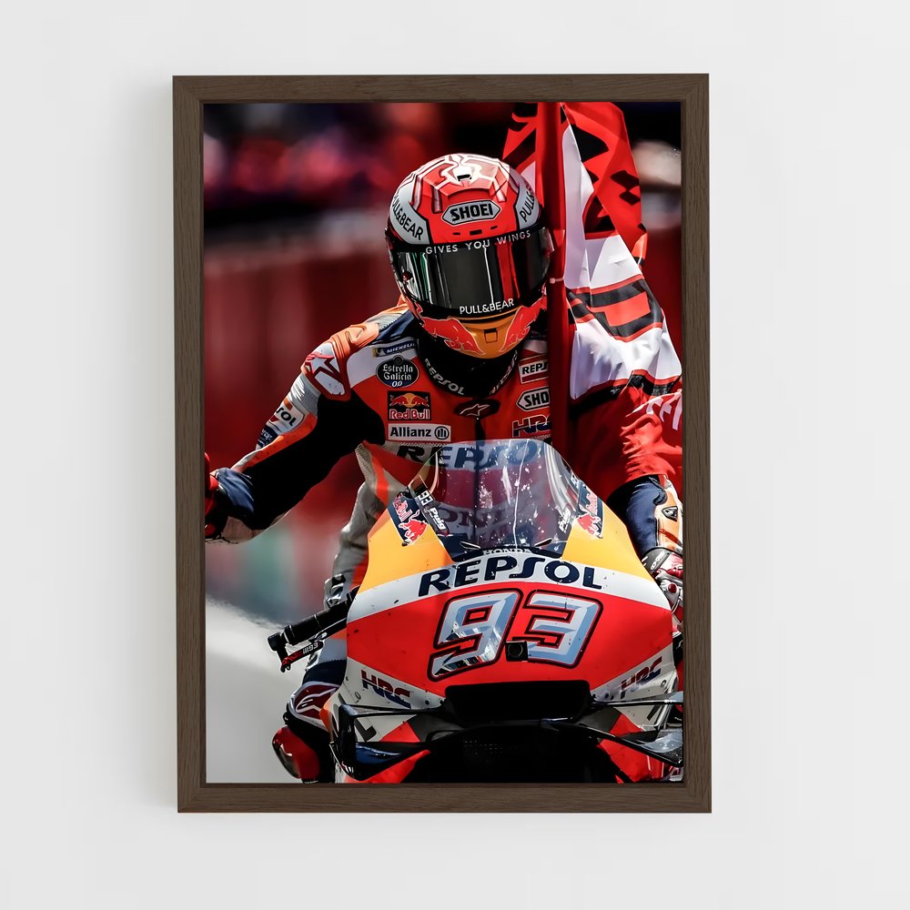 Poster Marquez – affiche Moto GP (vue 5)
