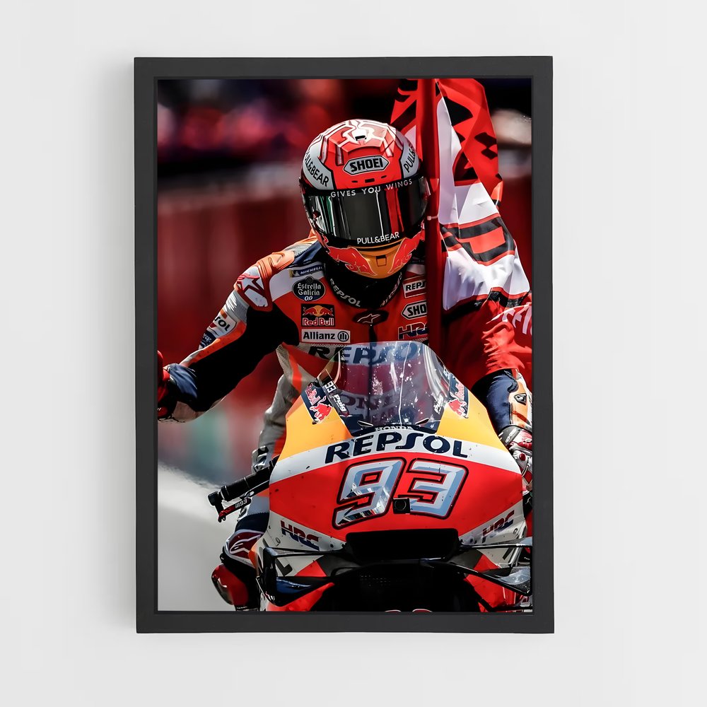 Poster Marquez – affiche Moto GP (vue 2)